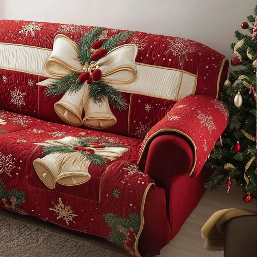 Božićni Quilted Pokrivač za Sofu