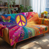 Hippie Prešivani Pokrivač za Sofu