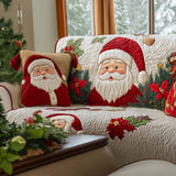 Božićni Quilted Pokrivač za Sofu