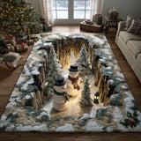 Teppich Snowman in der gefrorenen Senke
